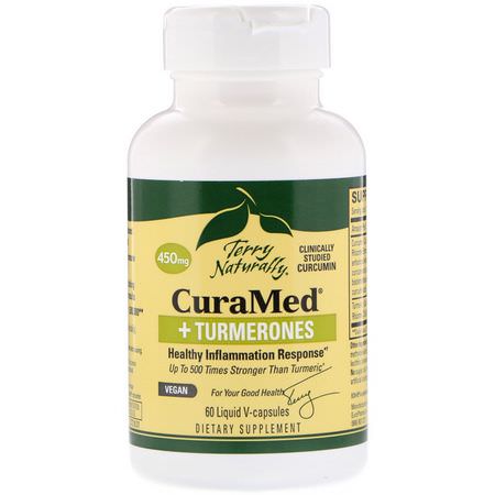EuroPharma Terry Naturally Turmeric Curcumin Formulas - 薑黃素, 薑黃, 抗氧化劑, 補品