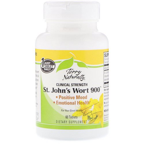 EuroPharma, Terry Naturally, St. John's Wort 900, 60 Tablets Review