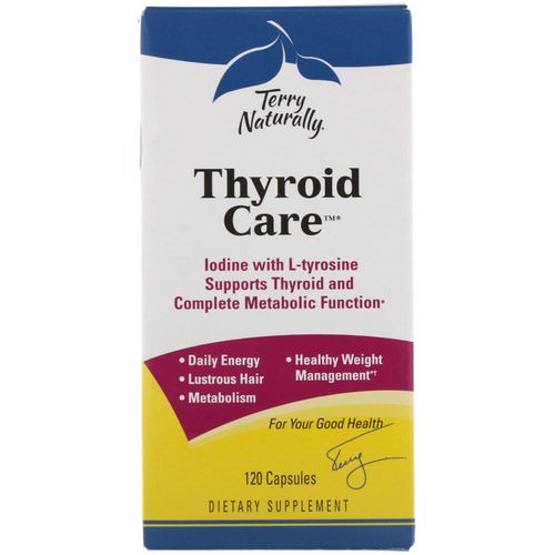 EuroPharma, Terry Naturally, Thyroid Care, 120 Capsules Review
