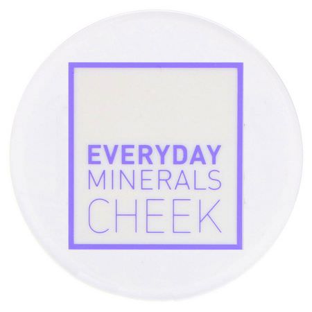腮紅, 臉頰: Everyday Minerals, Cheek, Brighten Up, Luminous Blush, .17 oz (4.8 g)