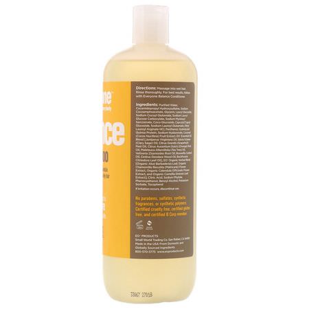 洗髮, 護髮: Everyone, Balance, Shampoo, Smooth & Shiny, 20.3 fl oz (600 ml)
