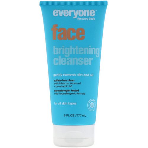 Everyone, Face Brightening Cleanser, 6 fl oz (177 ml) Review