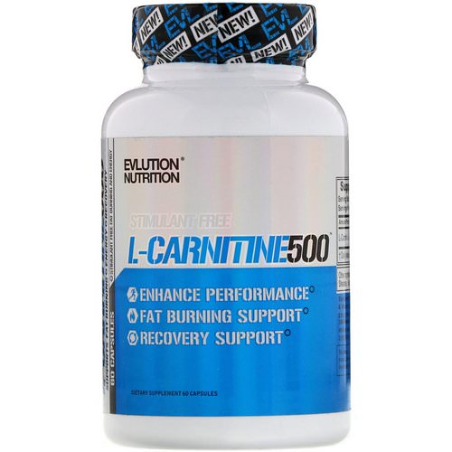 EVLution Nutrition, L-Carnitine500, 60 Capsules Review