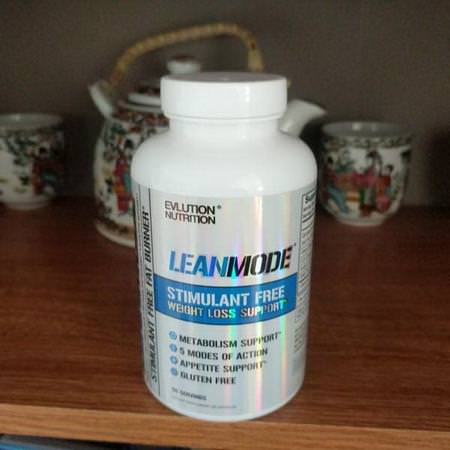 EVLution Nutrition, Lean Mode, Stimulant-Free Fat Burner Supplement, 150 Capsules
