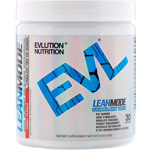 EVLution Nutrition, LeanMode, Fruit Punch, 5.4 oz (153 g) Review