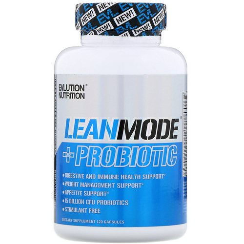 EVLution Nutrition, LeanMode + Probiotic, 120 Capsules Review