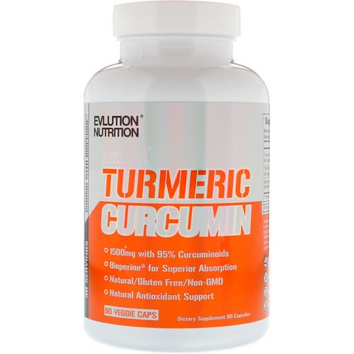 EVLution Nutrition, Turmeric Curcumin, 90 Veggie Caps Review