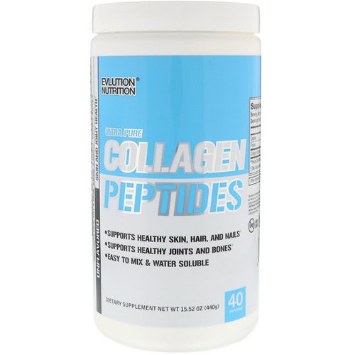 EVLution Nutrition, Ultra Pure, Collagen Peptides, Unflavored, 15.52 oz (440 g) Review