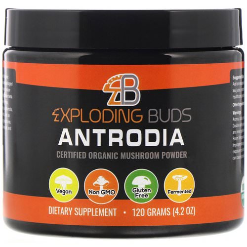 Exploding Buds, Antrodia, Certified Organic Mushroom Powder, 4.2 oz (120 g) Review