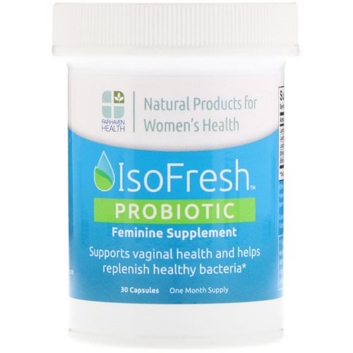 Fairhaven Health, IsoFresh Probiotic for Feminine Balance, 30 Capsules Review