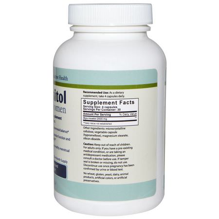 肌醇, 維生素B: Fairhaven Health, Myo-Inositol, For Women and Men, 120 Capsules