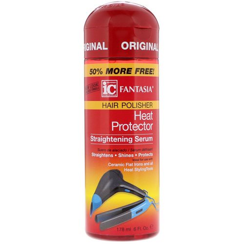 Fantasia, IC, Hair Polisher, Heat Protector Straightening Serum, 6 fl oz (178 ml) Review
