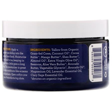 濕疹, 皮膚治療: Fatco, Calming Body Butta, Lavender + Clary Sage, 4 fl oz (118 ml)