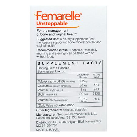 婦女保健品, 補品: Femarelle, Unstoppable, 56 Capsules
