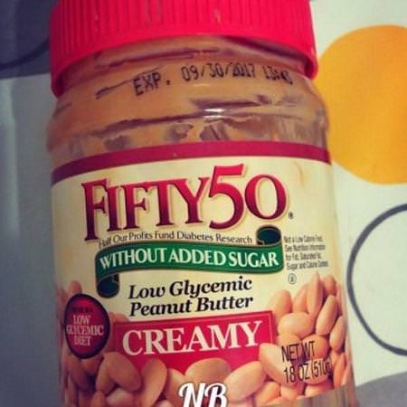 Fifty 50 Peanut Butter - 花生醬, 蜜餞, 果醬, 黃油