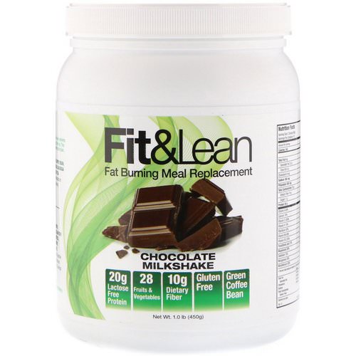 Fit & Lean, Fat Burning Meal Replacement, Chocolate Milkshake, 1.0 lb (450 g) Review