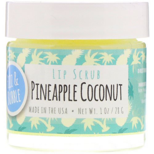 Fizz & Bubble, Lip Scrub, Pineapple Coconut, 1 oz (28 g) Review
