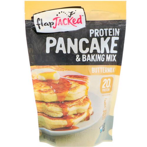 FlapJacked, Protein Pancake and Baking Mix, Buttermilk, 12 oz (340 g) Review