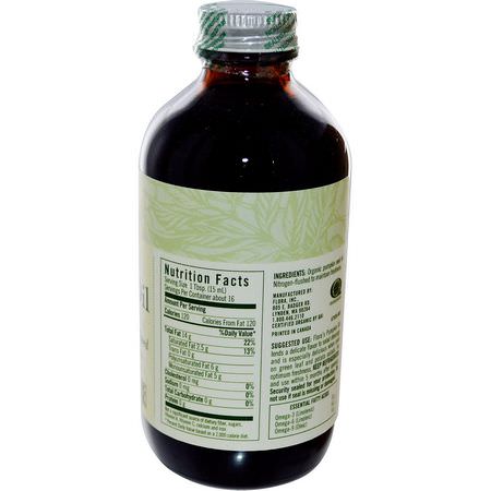 醋, 油: Flora, Certified Organic Pumpkin Oil, 8.5 fl oz (250 ml)