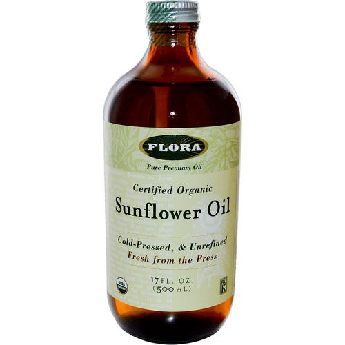 Flora, Certified Organic Sunflower Oil, 17 fl oz (500 ml) Review