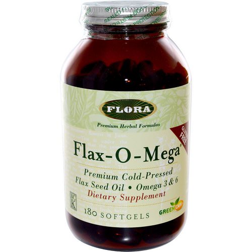 Flora, Flax-O-Mega, 180 Softgels Review