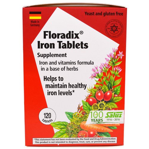 Flora, Floradix Iron Tablets Supplement, 120 Tablets Review