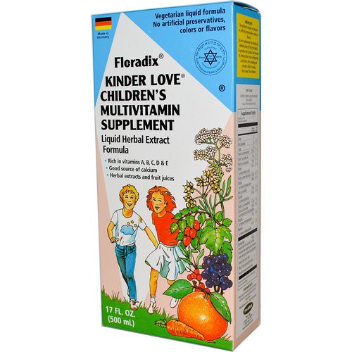 Flora, Floradix, Kinder Love, Children's Multivitamin Supplement, 17 fl oz (500 ml) Review