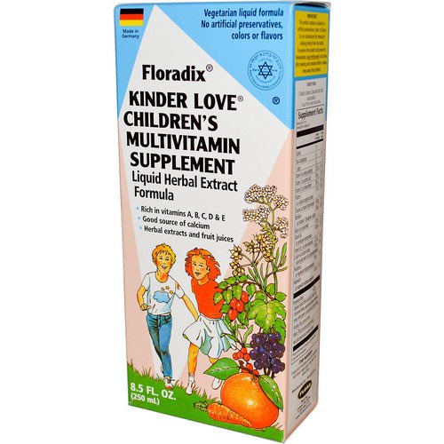 Flora, Floradix, Kinder Love, Children's Multivitamin Supplement, 8.5 fl oz (250 ml) Review