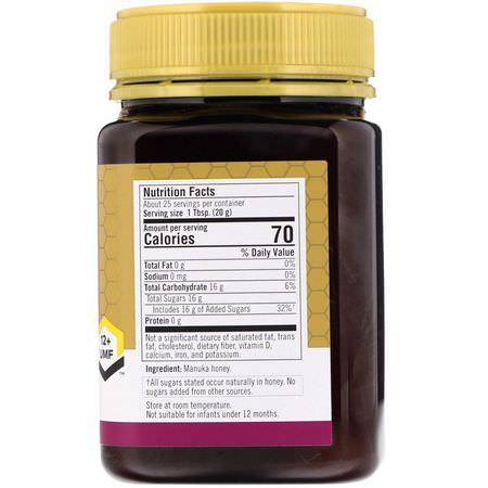Manuka蜂蜜, 蜂產品: Flora, Manuka Honey, MGO 400+, 17.6 oz (500 g)