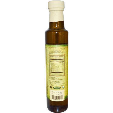 橄欖油, 醋: Flora, Organic Extra-Virgin Olive Oil, 8.5 fl oz (250 ml)