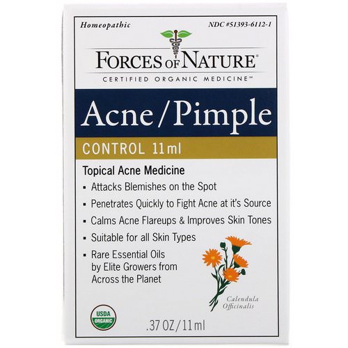 Forces of Nature, Acne/Pimple Control, 0.37 oz (11 ml) Review