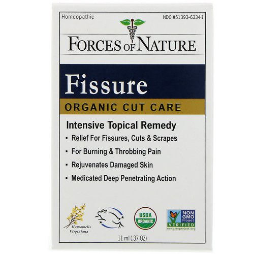 Forces of Nature, Fissure, Organic Cut Care, .37 oz (11 ml) Review