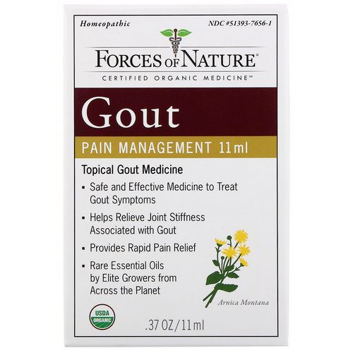 Forces of Nature, Gout Pain Management, 0.37 oz (11 ml) Review