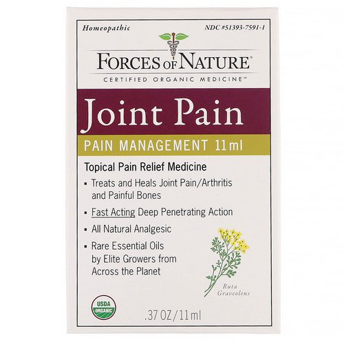 Forces of Nature, Joint Pain, Pain Management, 0.37 oz (11 ml) Review
