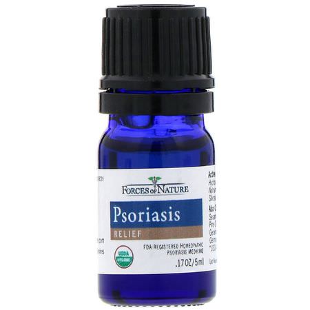 Forces of Nature Psoriasis Homeopathy Formulas - 順勢療法, 草藥, 牛皮癬, 皮膚治療