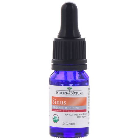 Forces of Nature Nasal Sinus Supplements Homeopathy Formulas - 順勢療法, 草藥, 竇補充劑, 鼻腔