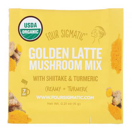 Four Sigmatic Shiitake Turmeric - 薑黃素, 薑黃, 抗氧化劑, 香菇