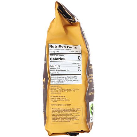 草本咖啡替代品, 咖啡: Four Sigmatic, Mushroom Coffee Mix, Dark Roast Ground, 12 oz (340 g)