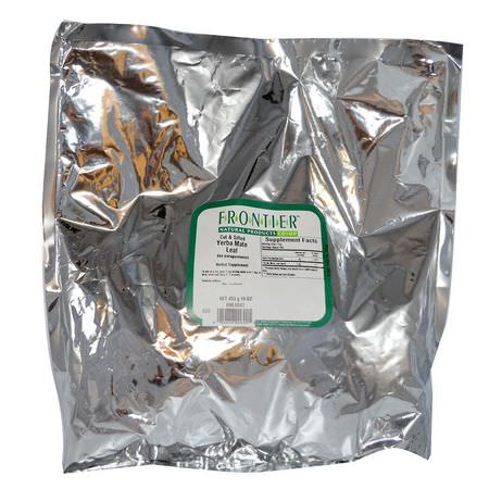 涼茶, 伴侶葉: Frontier Natural Products, Cut & Sifted Yerba Mate Leaf, 16 oz (453 g)