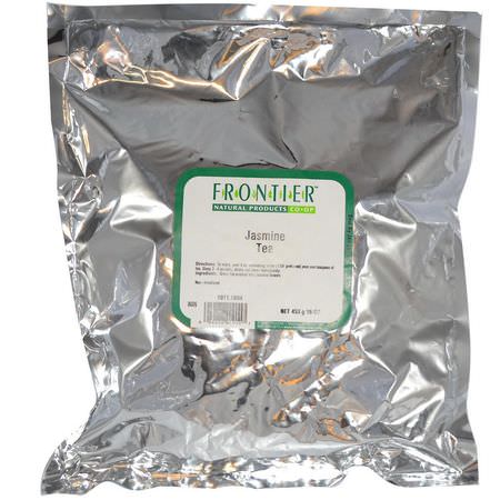 綠茶: Frontier Natural Products, Jasmine Tea, 16 oz (453 g)