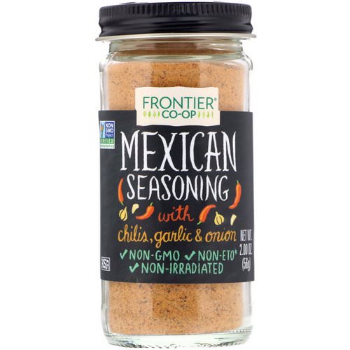 Frontier Natural Products, Mexican Seasoning, With Chilis, Garlic & Onion, 2.00 oz (56 g) Review