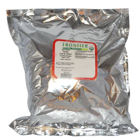 涼茶: Frontier Natural Products, Organic Cut & Sifted Catnip Leaf & Flower, 16 oz (453 g)