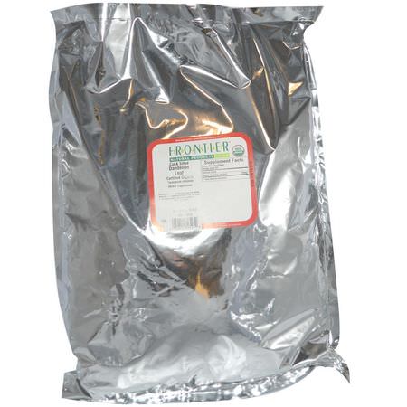 順勢療法, 草藥: Frontier Natural Products, Organic Cut & Sifted Dandelion Leaf, 16 oz (453 g)