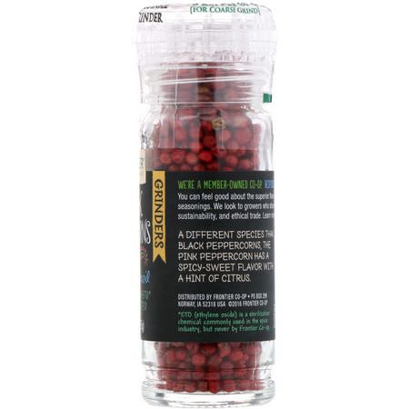 辣椒, 香料: Frontier Natural Products, Pink Peppercorns, 0.88 oz (25 g)