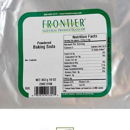 Frontier Natural Products Baking Powder Soda