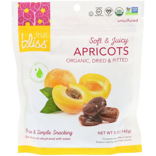 Fruit Bliss, Organic, Dried & Pitted Apricots, 5 oz (142 g) Review