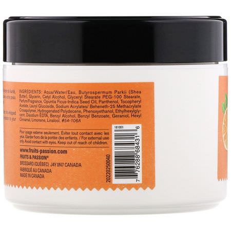 乳液, 浴液: Fruits & Passion, ALO, Whipped Body Cream, Orange Cantaloup, 6.7 fl oz (200 ml)