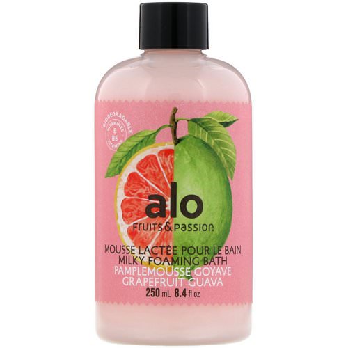 Fruits & Passion, ALO, Milky Foaming Bath, Grapefruit Guava, 8.4 fl oz (250 ml) Review