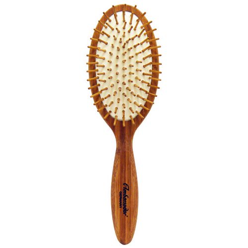 Fuchs Brushes, Ambassador Hairbrushes, Bamboo, Large Oval/Wood Pins, 1 Brush Review
