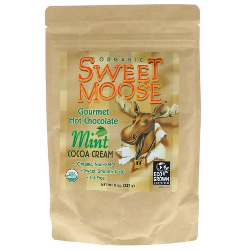 FunFresh Foods, Sweet Moose, Gourmet Hot Chocolate, Mint Cocoa Cream, 8 oz (227 g) Review